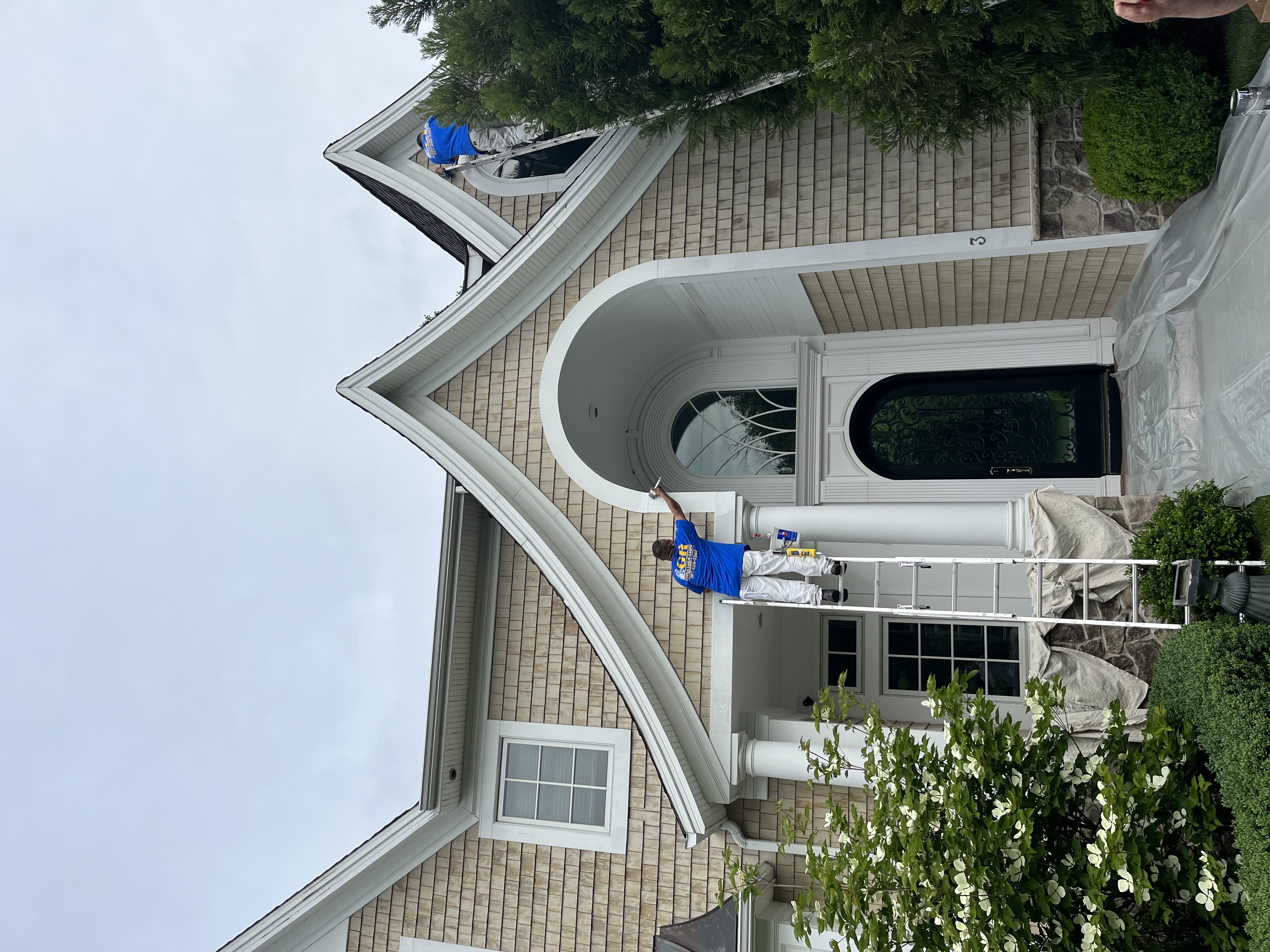 Beautiful home exterior with new siding and windows